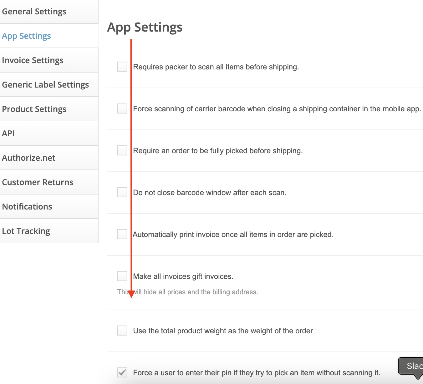 Tracking Serial Numbers — dashboard screenshot